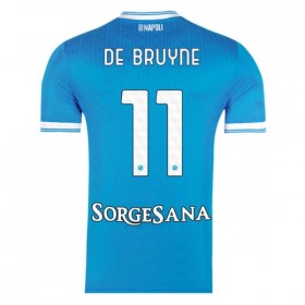 Camisolas SSC Napoli De Bruyne 11 1º Equipamento Principal 2025-26 Manga Curta